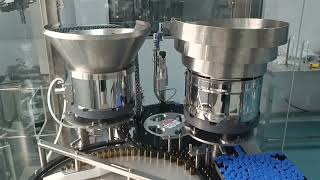 Vial liquid filling capping machine [upl. by Aicinoid]