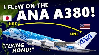 I Flew on the ANA A380 The quotFlying Honuquot Experience [upl. by Terchie]