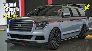 Dundreary Landstalker XL Lincoln Navigator  GTA 5 Online DLC Vehicle Customization [upl. by Yesdnil622]