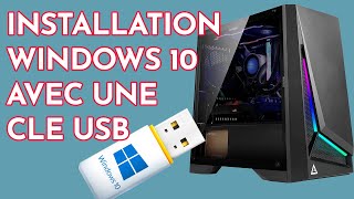 Comment installer Windows 10 avec cle usb sur un pc sans os facilement [upl. by Aelhsa]