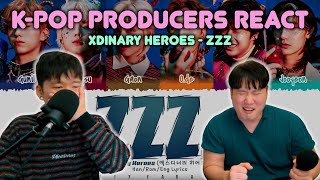 Musicians react amp review ♡ Xdinary Heroes  ZZZ [upl. by Airdnas]