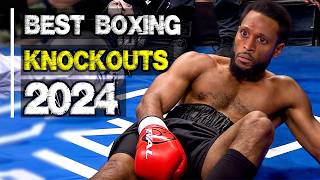 Best Boxing Knockouts of 2024 [upl. by Ahsirt]