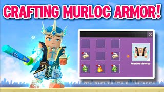 How to Craft quotMURLOC ARMORquot in Skyblock Blockman Go [upl. by Avalsorim]