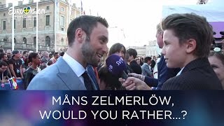 Junior Reporter Lennon interviews Måns Zelmerlöw  Eurovision Song Contest 2016 [upl. by Silrac]