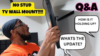 Studless Drywall TV Mount 1YEAR REVIEW QampA [upl. by Pugh]