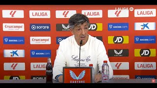 Rueda de prensa Sevilla FC vs Real Sociedad [upl. by Cotter751]