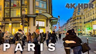 Paris France  Paris 2024  Paris Winter Walk 4K HDR  Paris Winter Sale [upl. by Shorter719]