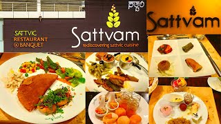 Sattvams Neo classical Vegetarian Sattvic Restuarant at JP Nagar Bengaluru [upl. by Gilberto]