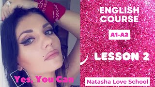 Speaking English Practice LESSON 2 A1A2 English classes in English Free [upl. by Rina]