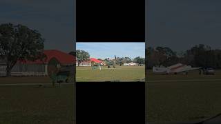 Curtiss P40 Warhawk taxiing through the neighborhood [upl. by Veta]