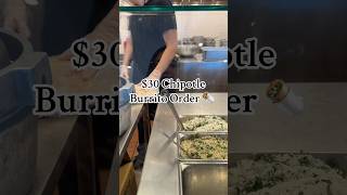 Chipotle Burrito Order 🌯 chipotle eatingshow foodies chipotlebowl mukbang burrito [upl. by Swords]