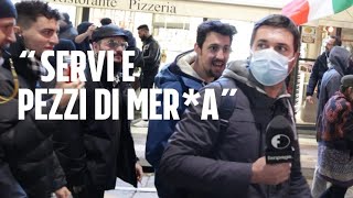 quotServi e pezzi di meraquot come è andata davvero la manifestazione quotNo green passquot a Milano [upl. by Elsworth]