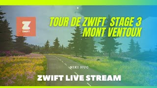 Tour de Zwift Stage 3  Mt Ventoux [upl. by Harbot]