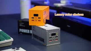 Power Bank 50000mAh Portable Charger LED Light Powerbank Wopow wopow powerbank 50000mah camping [upl. by Ramyar]