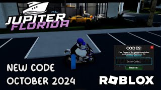 Roblox Jupiter Florida New Code October 2024 [upl. by Malti]