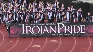 Jenks HS Trojan Pride  2024 Bandfest Show 2  Passing Review [upl. by Jourdan]