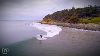 Tasmanian Surfer Rides Epic Runner for Over a Minute [upl. by Marco]