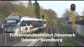 Führerstandsmitfahrt Dänemark Odense  Svendborg mit RV4661 [upl. by Eat]