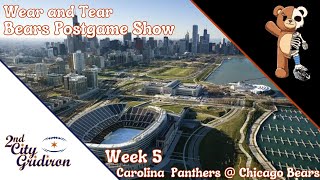 Carolina Panthers  Chicago Bears Wear and Tear Bears Postgame Show [upl. by Labanna]