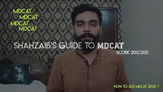 Score 190 in MDCAT or MCAT without a Academy  Shahzaibs Guide on how to ACE MDCAT [upl. by Ettennad995]