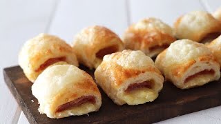 Mini napolitanas jamón y queso  Episodio 75 [upl. by Ayanet]