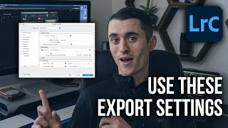 The Best Export Settings for Lightroom Instagram Facebook Web Print [upl. by Waers]