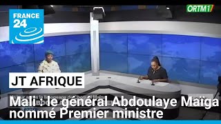 Mali  le général Abdoulaye Maïga nommé Premier ministre après le limogeage de Choguel Maïga [upl. by Alarise]