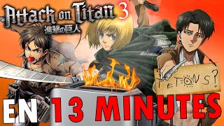 LAttaque des Titans S3 EN 13 MINUTES  RE TAKE [upl. by Ayocat]