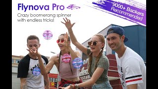 Flynova Pro Crazy Boomerang Spinner with Endless Tricks [upl. by Airoled]