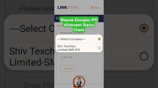 Waaree Energies IPOAllotment Status Check How to check Waaree Energies IPO Allotment Date [upl. by Clayton]