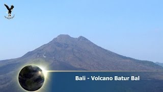 Bali  Volcano Batur  overflown with my drone [upl. by Meredithe]