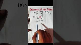 Determinant Of 2×2 MatrixMatrixnepali mathmatics calculationshorts [upl. by Andris662]