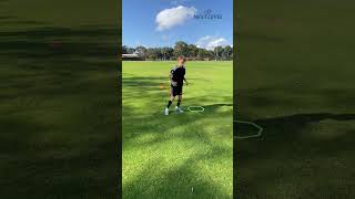 Sharpening our footwork passing turning dribbling and reactions shorts soccer football yt [upl. by Nahsaj]