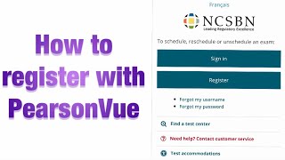 How to register with PearsonVue  NCLEXRN  NYSED  ATT within 48hours [upl. by Radie]