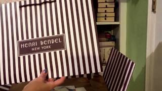 Henri Bendel West 57th Backpack Unboxing [upl. by Ahsenauj]