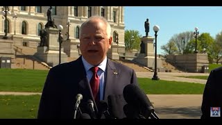 Walz top lawmakers strike deal on tax cuts new spending [upl. by Lananna696]