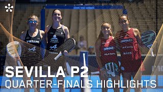 Sevilla Premier Padel P2 Highlights day 4 women [upl. by Rolyab]