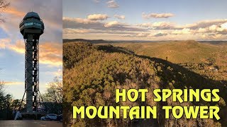 Hot Springs Mountain Tower  Surrounding Views of Hot Springs National Park in Arkansas [upl. by Brunhild]