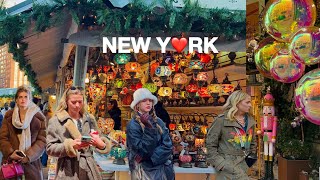 4K🇺🇸NYC Christmas Walk🎄✨Union Square Holiday Market SERRA at Eataly amp Salswee 🍰🥐  Nov 2024 [upl. by Love]