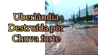 Uberlândia Tempestade no Triângulo Mineiro Imagens impressionantes da devastação [upl. by Avlem314]