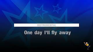 One Day Ill Fly Away  Randy Crawford KARAOKE [upl. by Chatwin]