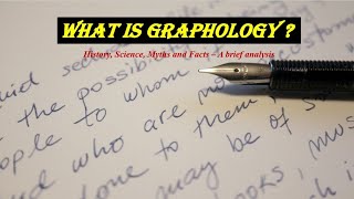 What is Graphology  History Myths amp Facts psychology handwriting signature [upl. by Ydualc880]