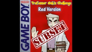 Pokemon red professor oak challenge [upl. by Hentrich383]