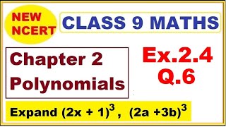 Class 9 Maths  Ex24 Q6  Chapter 2  Polynomials  New NCERT  Ranveer Maths 9 [upl. by Krock]