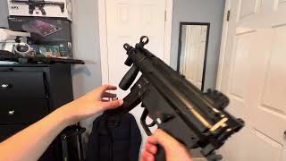 ASMR unboxing  MP5k BB gun [upl. by Hannahs164]