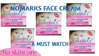 NOMARKS FACE CREAM  NOMARKS HERBAL SKIN CARE FACIAL CREAM [upl. by Anneirb]