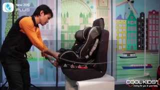 Coolkids Plus car seat forward installation [upl. by Mortimer]