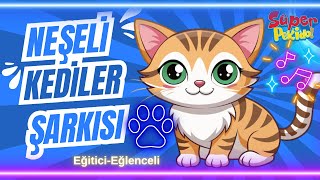 Neşeli Kedi Şarkısı  En Eğlenceli Hareketli Çocuk Şarkısı  Süper Pekido [upl. by Themis]