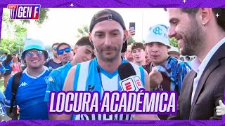 LOS HINCHAS DE RACING PALPITAN LA NOCHE DE COPA EN EL CILINDRO  ESPNGeneraciónF [upl. by Rickard]