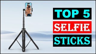 Best Selfie Stick 2024  Top 5 Best Selfie Stick Tripod for Smartphones [upl. by Bonnie147]